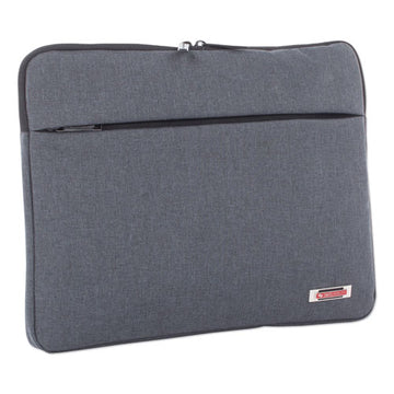 Swiss Mobility Sterling 14" Computer Sleeve, Holds Laptops 14.1", 1" X 1" X 10.5", Gray freeshipping - TVN Wholesale